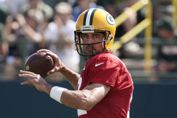 Aaron rodgers red practice jersey deals